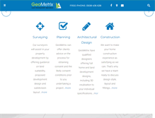 Tablet Screenshot of geometrix.co.nz